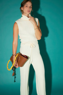 Cable Knit Long Pants