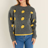 Lemon Crew Neck Knit