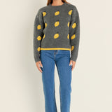 Lemon Crew Neck Knit