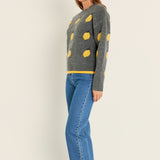 Lemon Crew Neck Knit