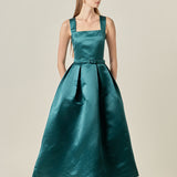Sleeveless Flared Midi Dress