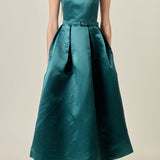 Sleeveless Flared Midi Dress