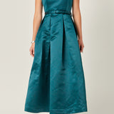 Sleeveless Flared Midi Dress