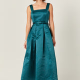 Sleeveless Flared Midi Dress