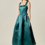 Sleeveless Flared Midi Dress