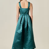 Sleeveless Flared Midi Dress