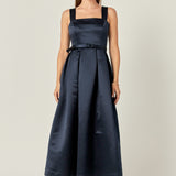 Sleeveless Flared Midi Dress