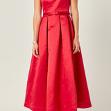 Sleeveless Flared Midi Dress