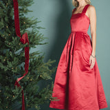 Sleeveless Flared Midi Dress