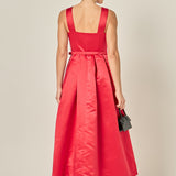 Sleeveless Flared Midi Dress