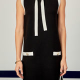 Color Block Knit Mini Dress