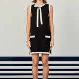Color Block Knit Mini Dress