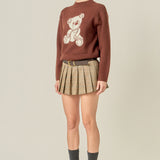 Olivia Teddy Bear Knit