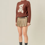 Olivia Teddy Bear Knit
