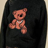 Teddy Bear Logo Knit
