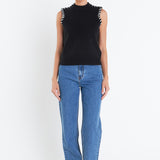 Stitch Detailed Knit Vest