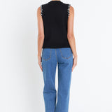 Stitch Detailed Knit Vest