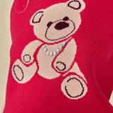 Teddy Bear Knit Vest