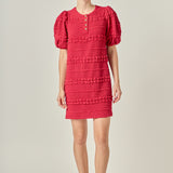 Smocked Mini Dress