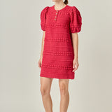 Smocked Mini Dress