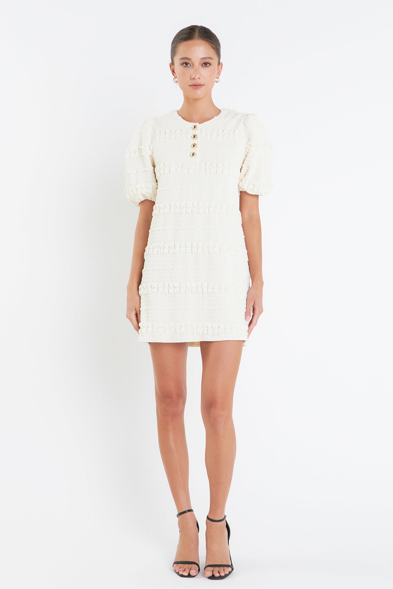 Smocked Midi Dress English Factory Smocked Midi Dress English Factory
