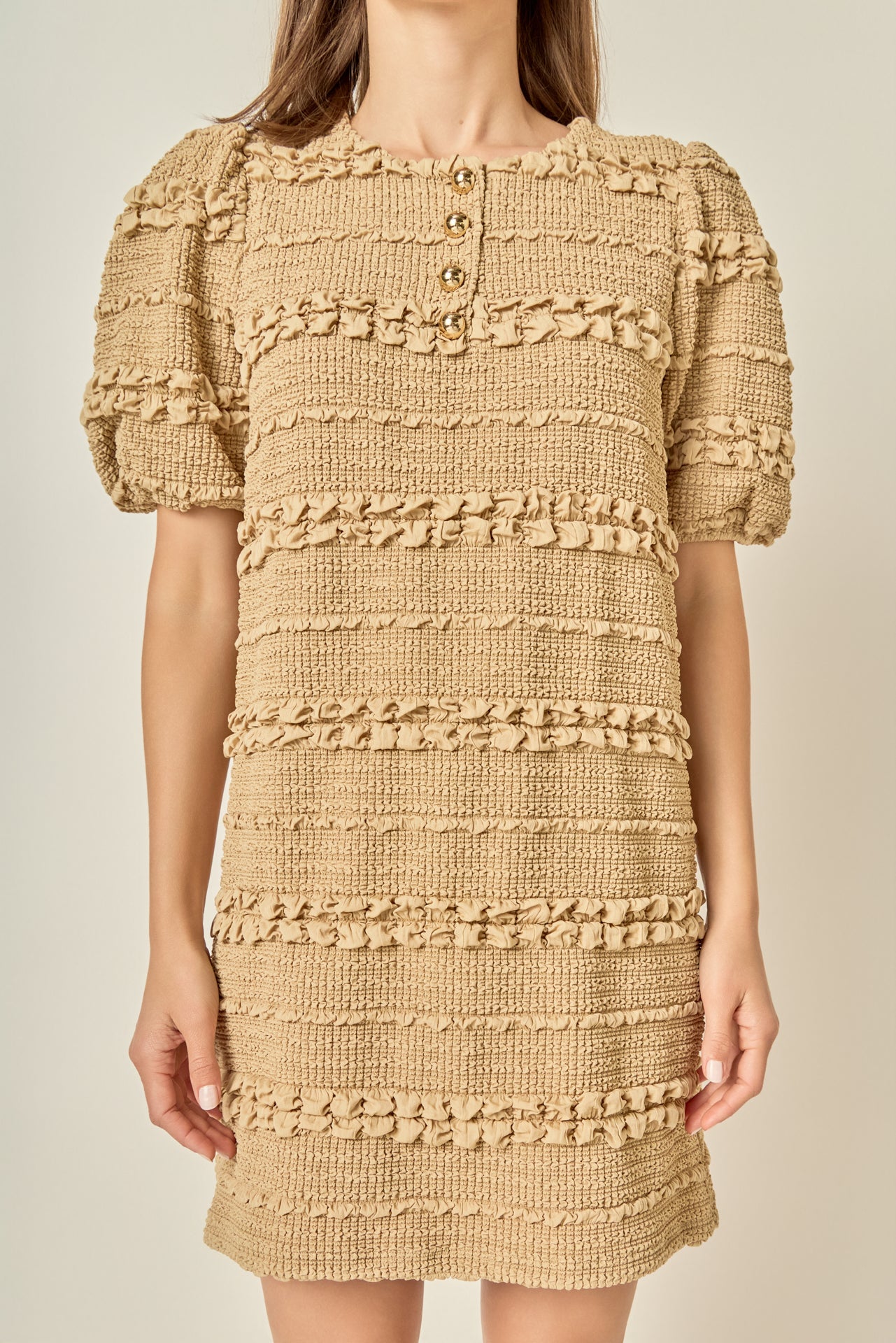 Smocked Mini Dress – English Factory