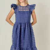 Organza Midi Dress