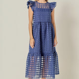Organza Midi Dress