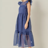 Organza Midi Dress