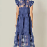 Organza Midi Dress