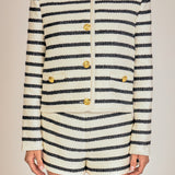 Stripe Tweed Jacket