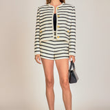 Stripe Tweed Jacket