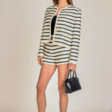 Stripe Tweed Jacket