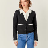 Scallop Varsity Cardigan