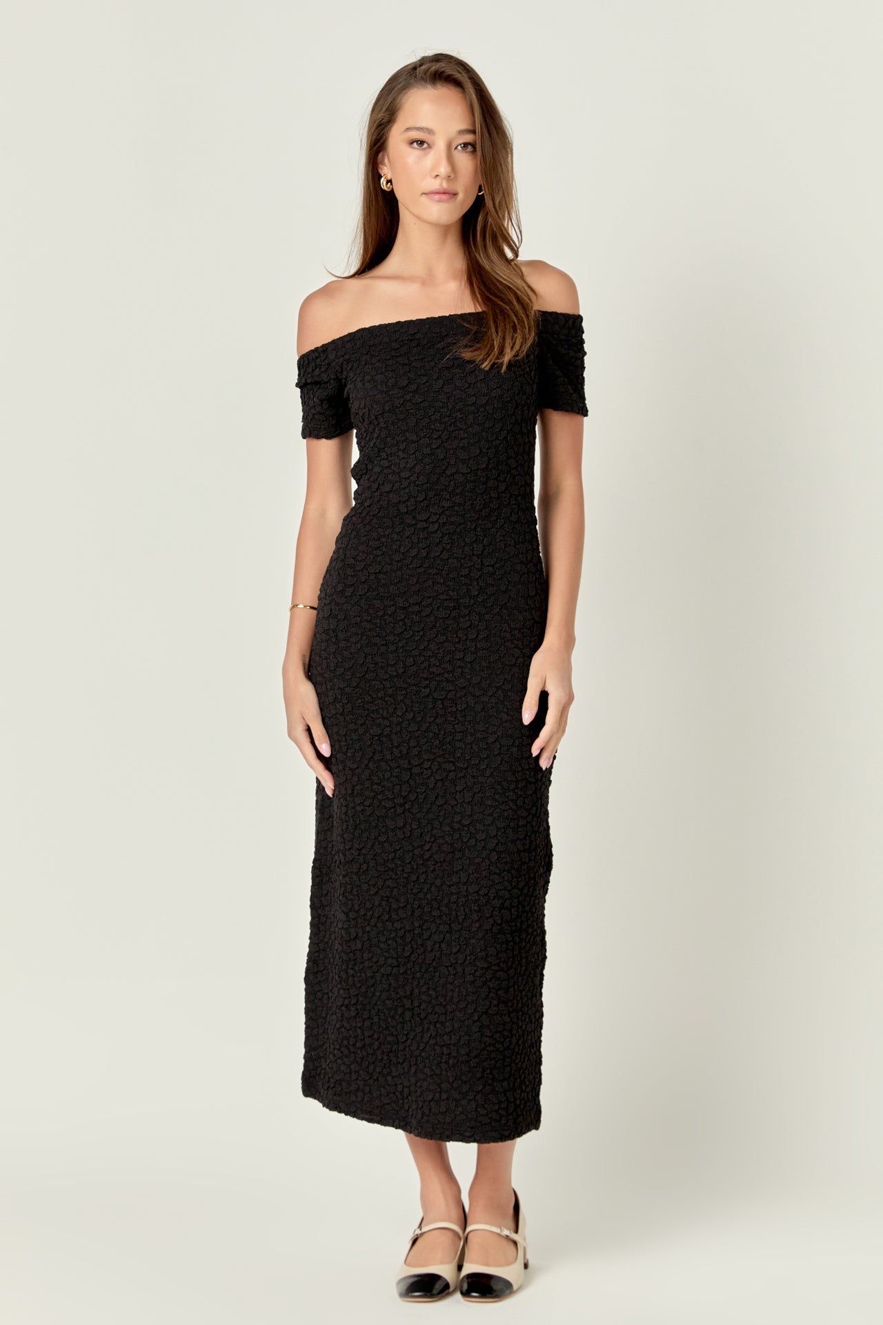 Women's Midi Dresses | Floral, Tiered, Puff Sleeve English Factory Women's Midi Dresses | Floral, Tiered, Puff Sleeve English Factory