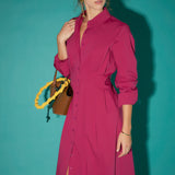 Midi Shirt Dress