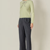 Rhinestone Bow Knit