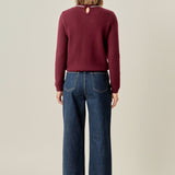 Rhinestone Bow Knit