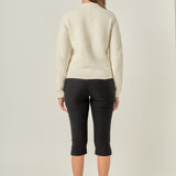 Rhinestone Bow Knit