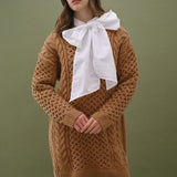 Oversized Cable Knit Dress
