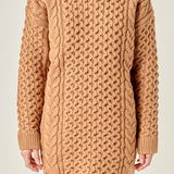 Oversized Cable Knit Dress