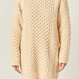 Oversized Cable Knit Dress