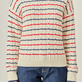 Stripe Cable Knit
