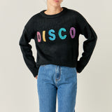 Glitter Lettering Sweater