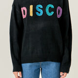 Glitter Lettering Sweater