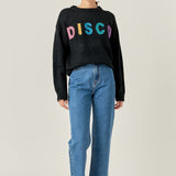 Glitter Lettering Sweater