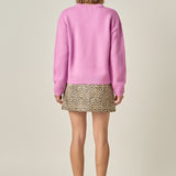 Lucky Glitter Lettering Sweater
