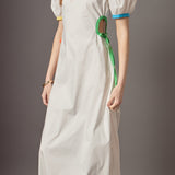 Anne Colorblock Midi Dress