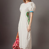 Anne Colorblock Midi Dress