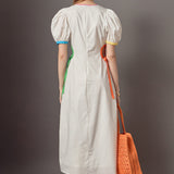 Anne Colorblock Midi Dress